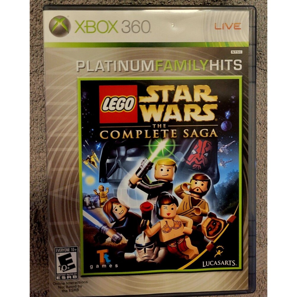 LEGO Star Wars: The Complete Saga (Microsoft Xbox 360) CIB / TESTED/ MANUAL